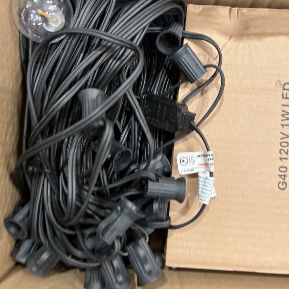 Outdoor String Lights 2-Pack 100ft 2 pack Outdoor