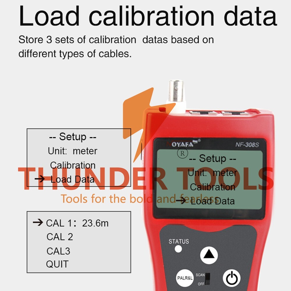 Thunder Tools NOYAFA Multi-functional LCD Network Cable Tester High