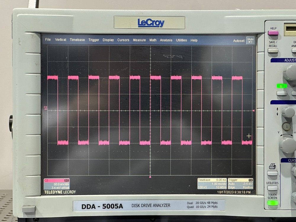 LeCroy DDA-5005A Disk Drive Analyzer Opt DDA JTA2, Memory Option XL