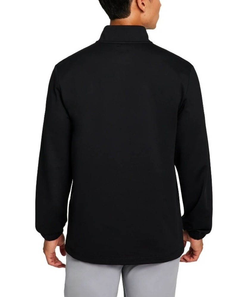REEBOK Black 1/4-Zip Active Sports Athletic Pullover Long Sleeve