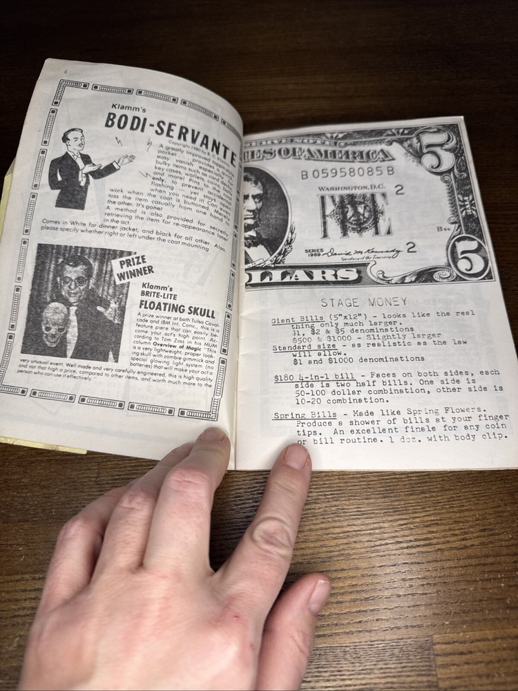Klamm The Magic Man Catalog No. 4