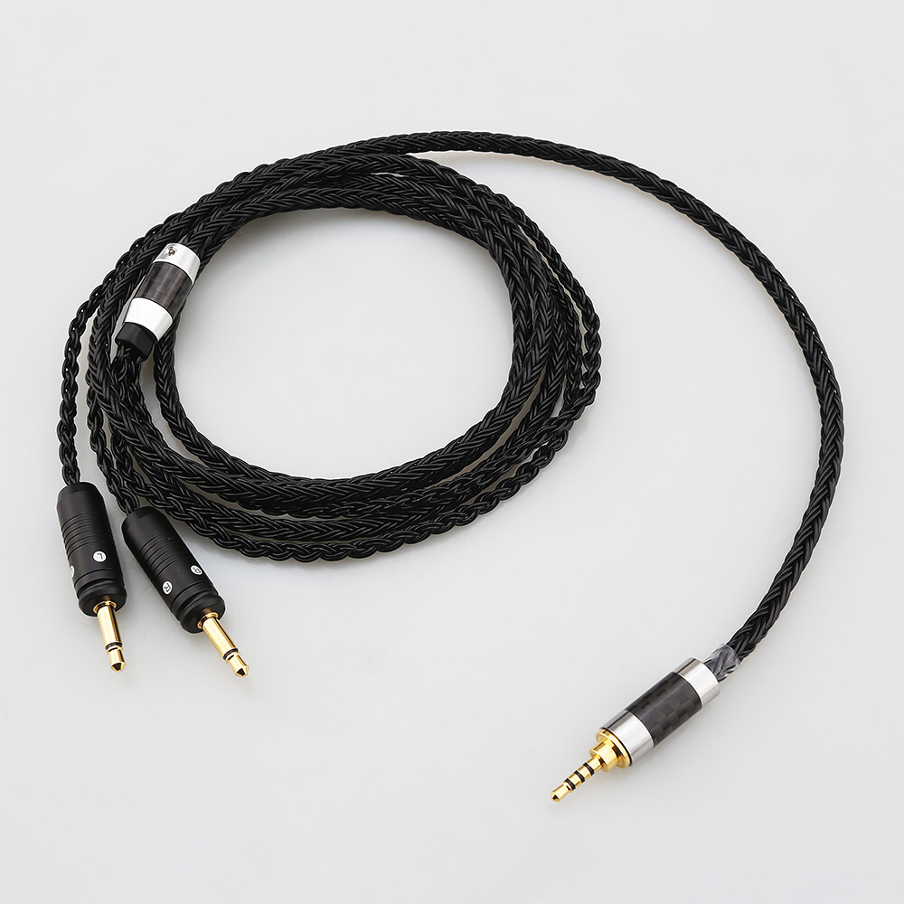 Silver Plated Headphone Cable For Clear Celestee NEW Focal ELEAR French Utopia