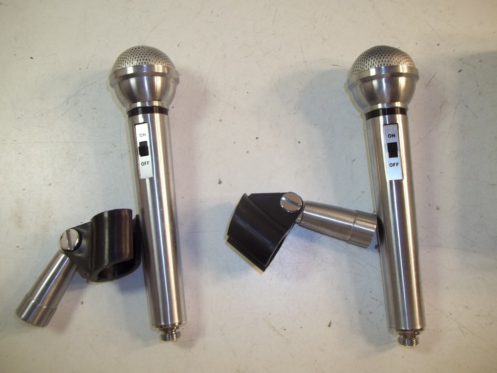 vintage Piezo DX-156 Dynamic microphone set 50K T-3