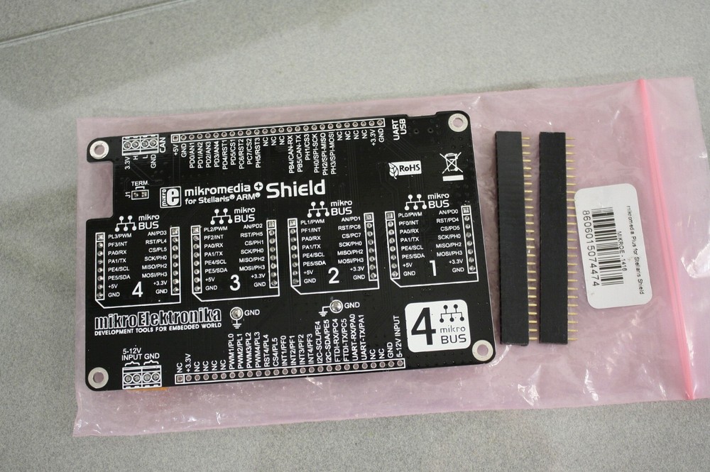 Mikromedia + Shield for Stellaris ARM Board