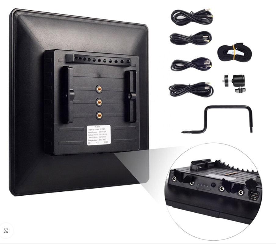Trail Camera Solar Panel - 25000mAh Capacity Charging Kit IP66