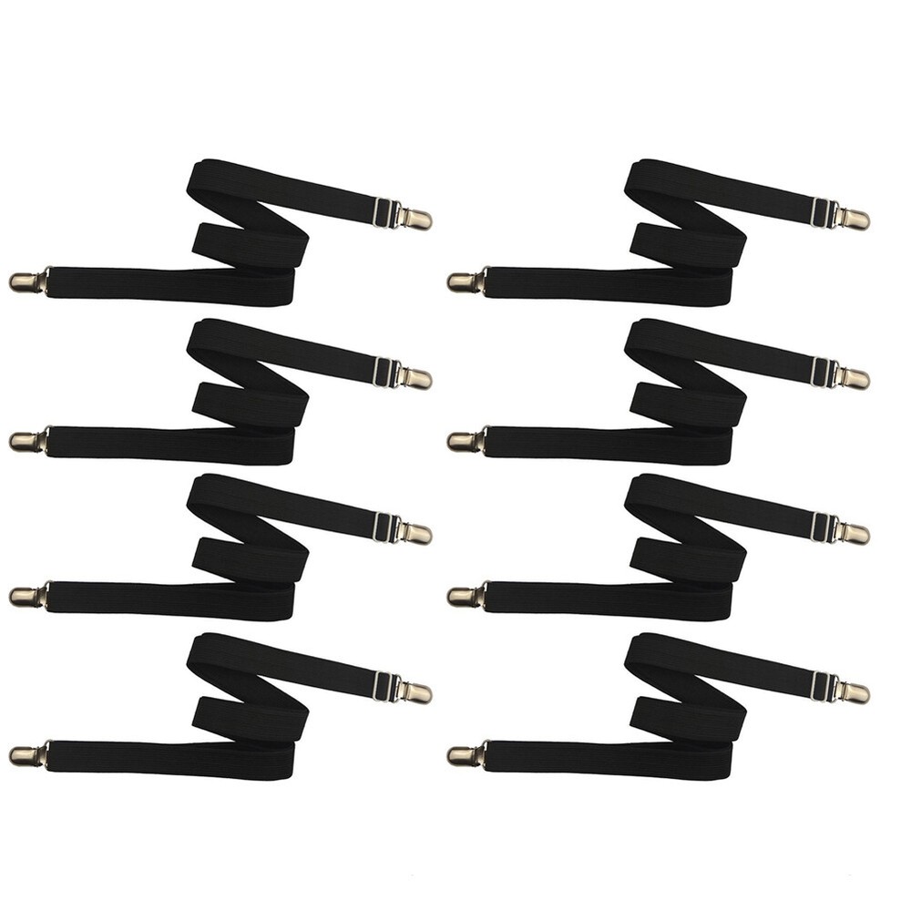 US 4-8 Pc Bed Fitted Clips Keep Bedsheets Mattress Sheet Grippers Holders Straps