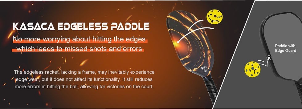 Edgeless Pickleball Paddle - Rapid Fire