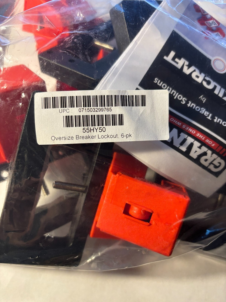 Grainger 55HY50 Oversize Breaker Lockout Qty 6