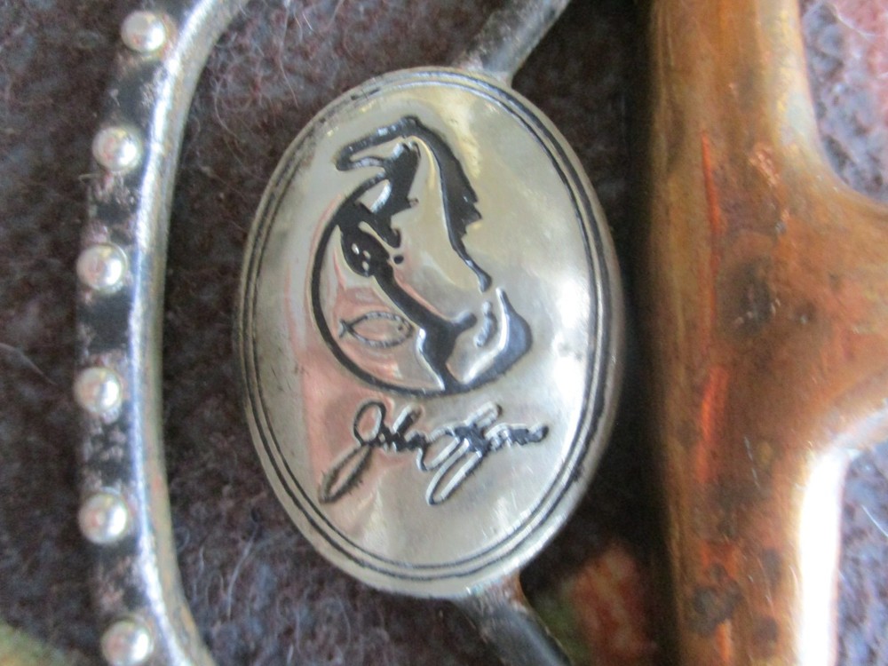 5" JOHN LYONS WESTERN SWEET IRON SNAFFLE DEE RING BIT