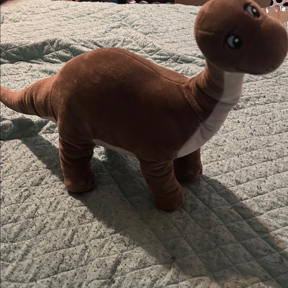 Brown Dinosaur Plush Toy