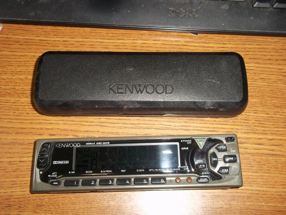 Kenwood KRC-507s Replacement Detatchable Faceplate Untested with case