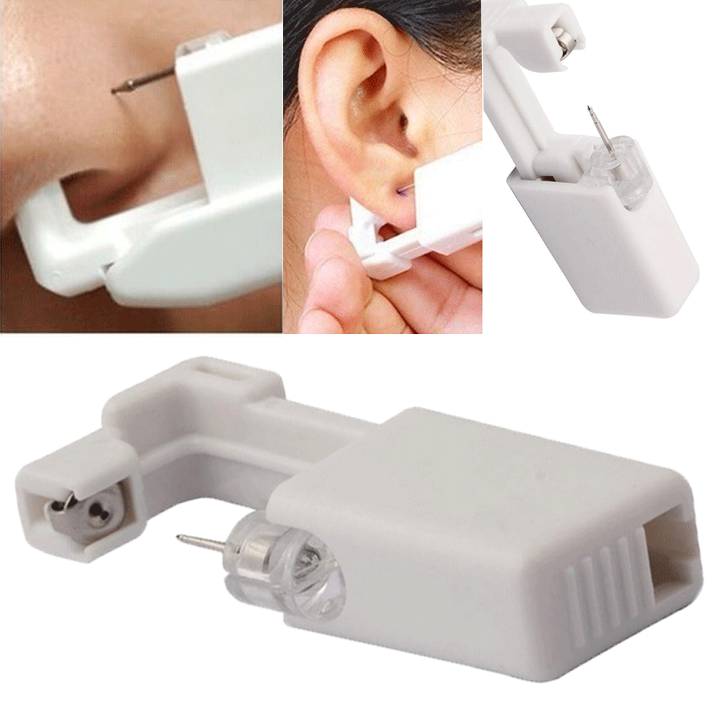 Professional Steel Ear Body Piercing Gun 1pcs Studs Tool Kit Set