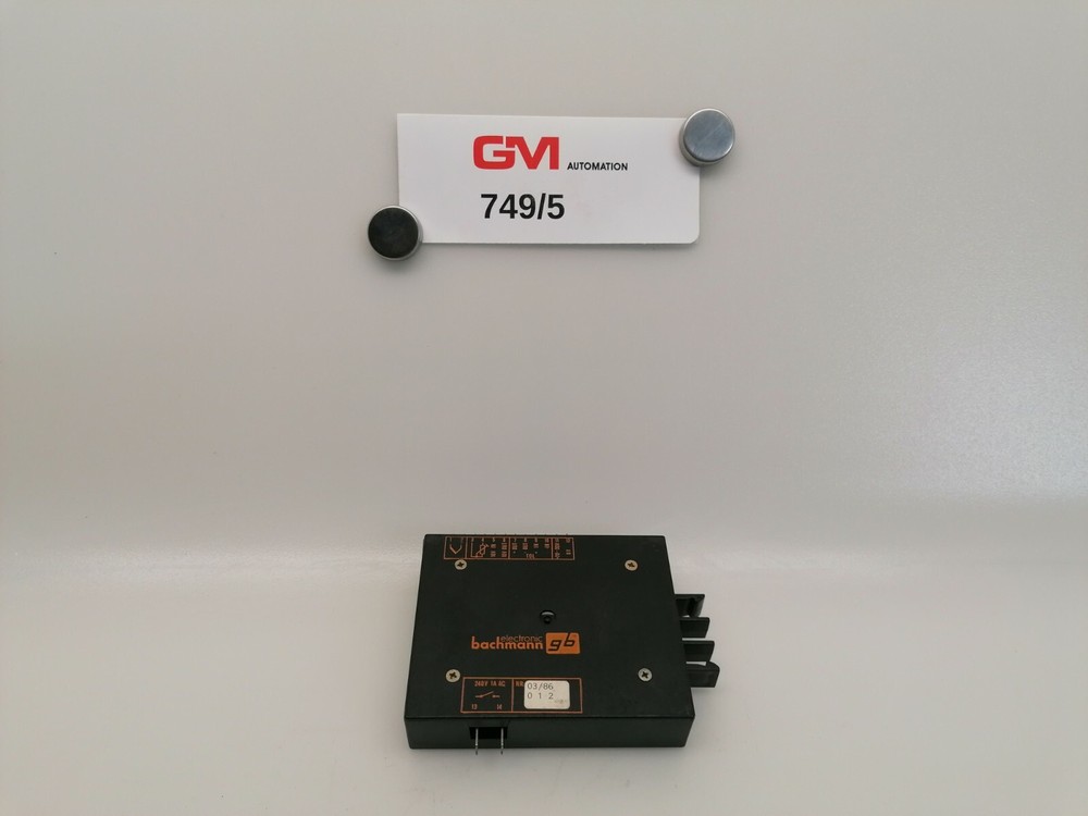Bachmann TR200 CR2 Temperature Control TR200CR2 03/86 012