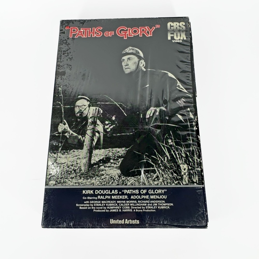 Paths of Glory - Beta Tape - Open