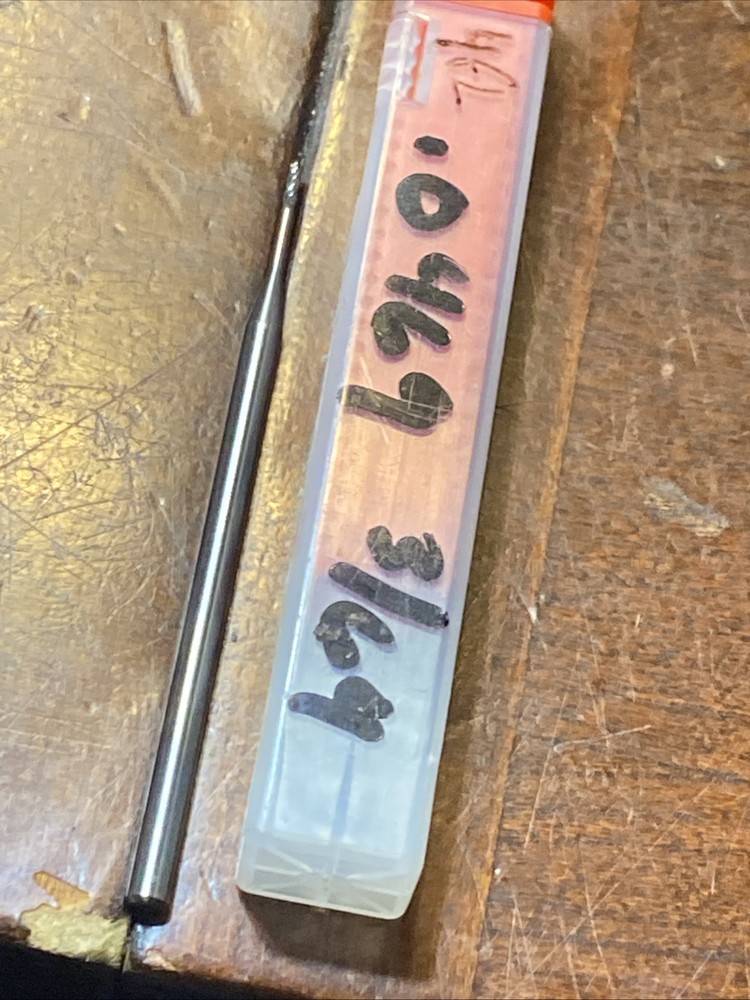 Solid Carbide End Mill .0469 3/69” 4 Flute (D24)