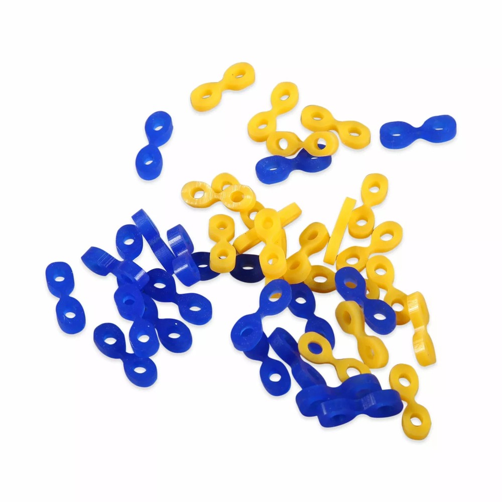 40 Pcs/Box Composite Soft & Hard Elastic Matrix Matrices Rubber Dam Fixing Wedge