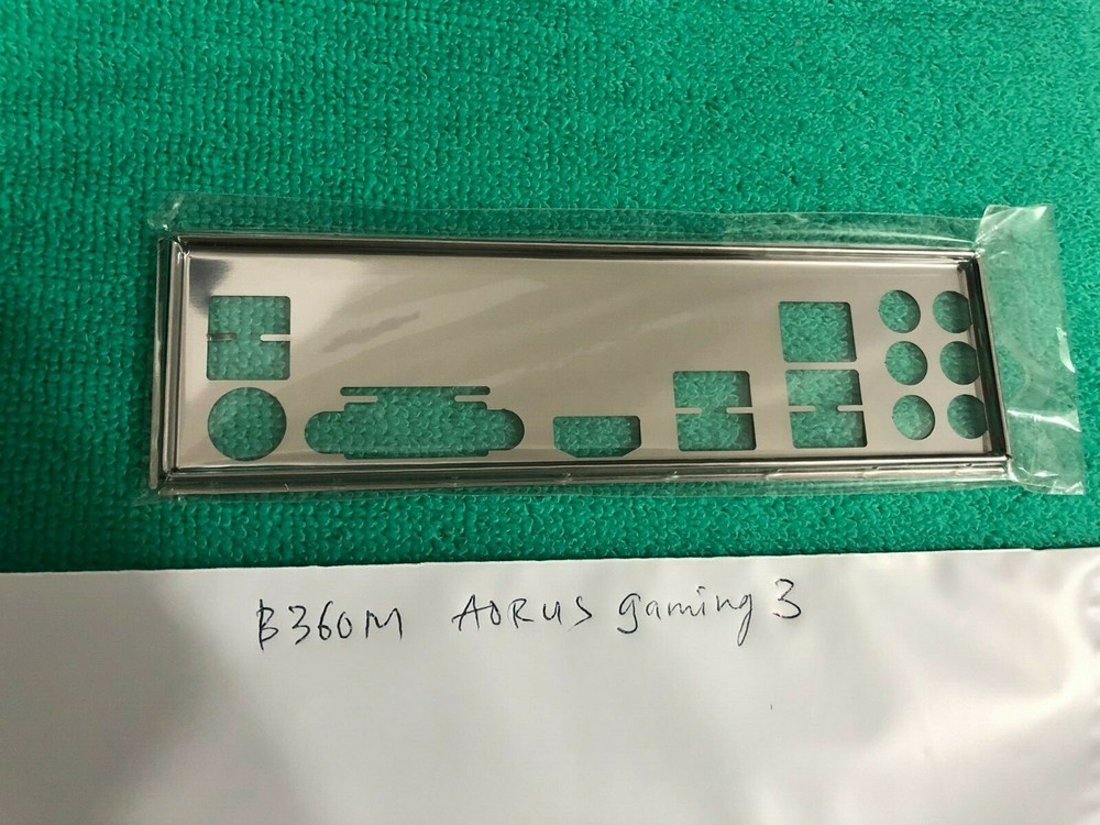 GIGABYTE B360M AORUS GAMING 3  IO SHIELD BACK PLATE ( METAL )