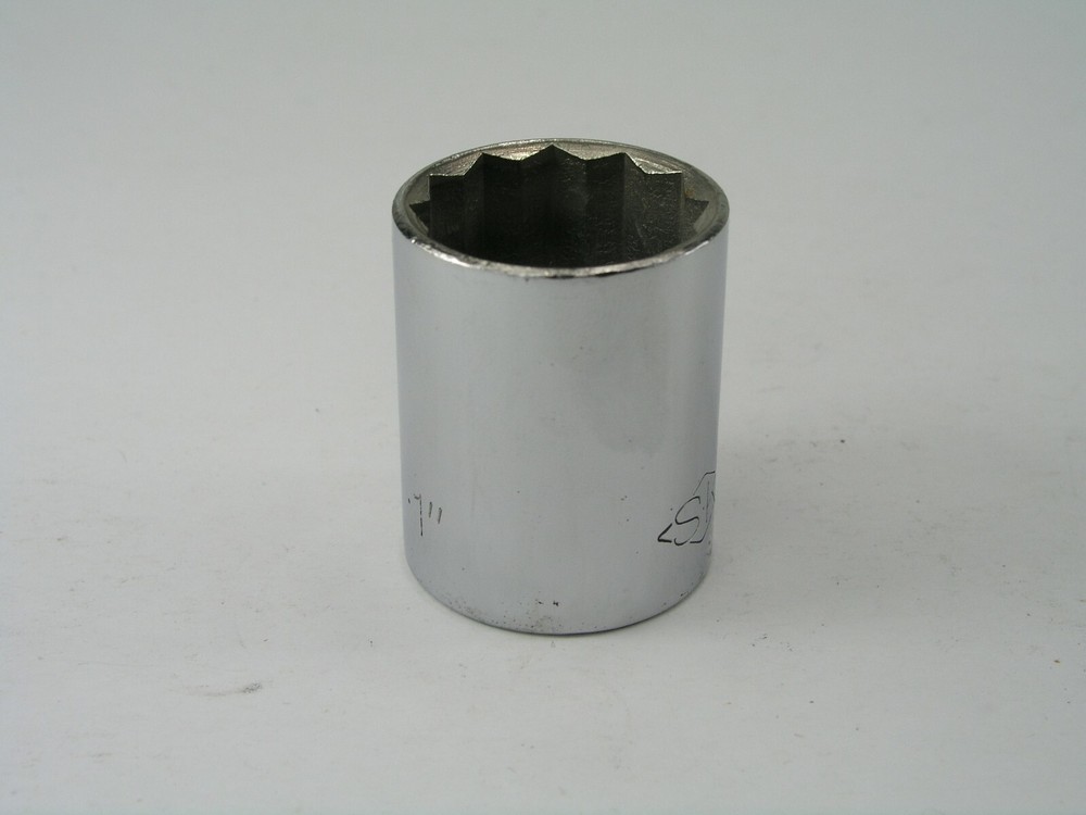 1" Socket, 1/2" Drive 12pt, Vintage SK Diamond