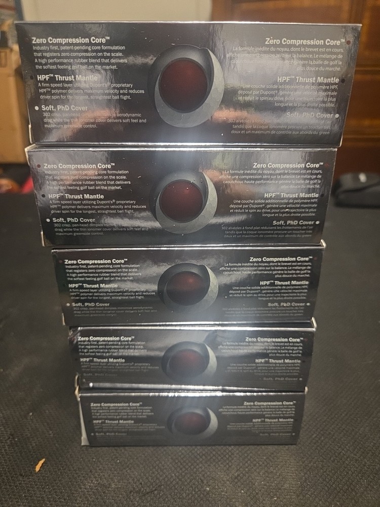 Wilson Staff NEW Zip Golf Balls Zero Compression Core New 5 BOXES