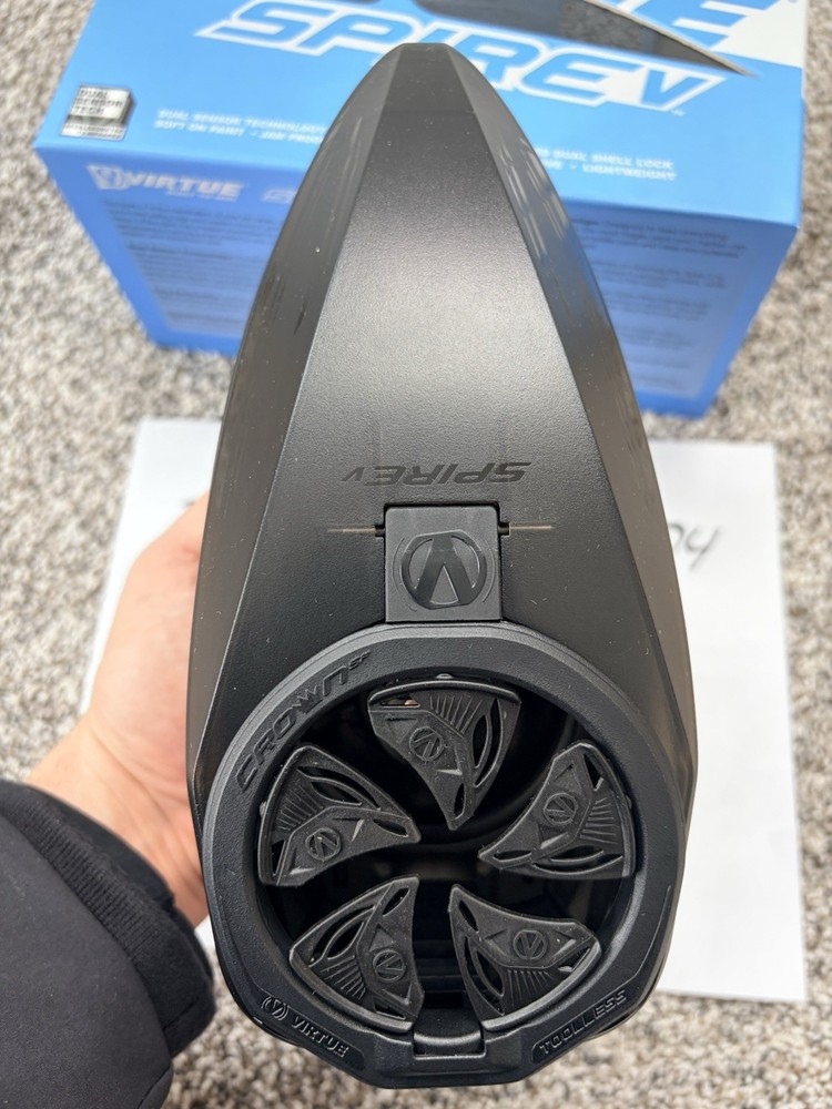 Virtue Spire V Paintball Loader - Black SMOKE **Rare**