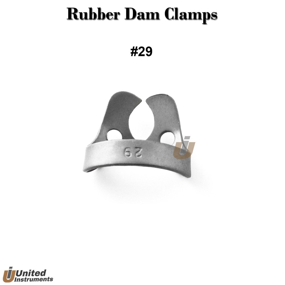 Rubber Dam Clamps Forceps Starter Tools Set Tooth Isolation Teeth Restorative