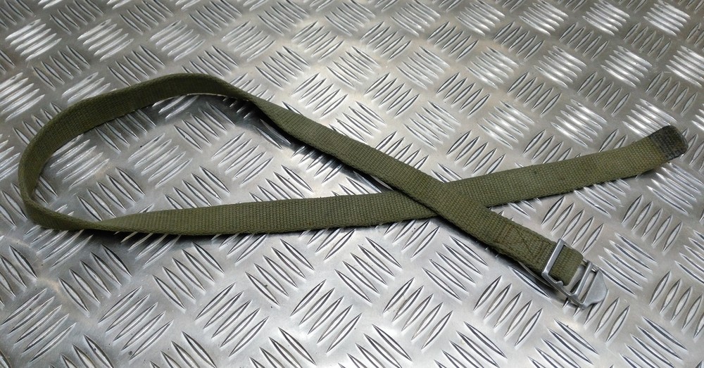 Genuine Vintage Military Issue Green Canvas Webbing Issued Utility Pack Strap