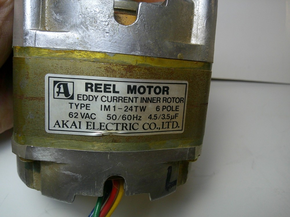 AKAI GX 400D SS LEFT SUPPLY MOTOR TESTED WORKING
