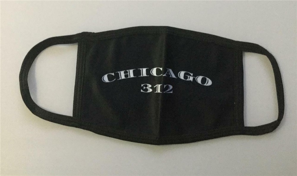 Chicago 312 Area Code Face Mask
