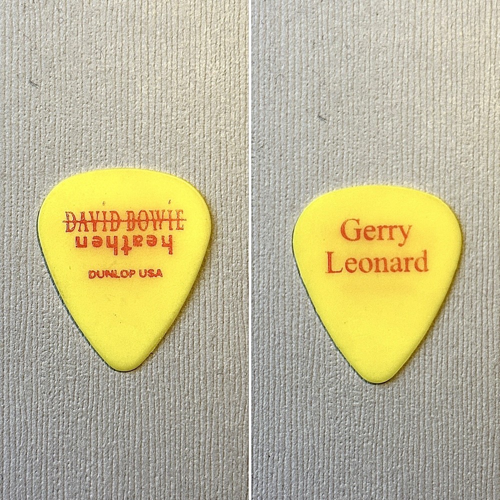 David Bowie Heathen Gerry Leonard Guitar Pick