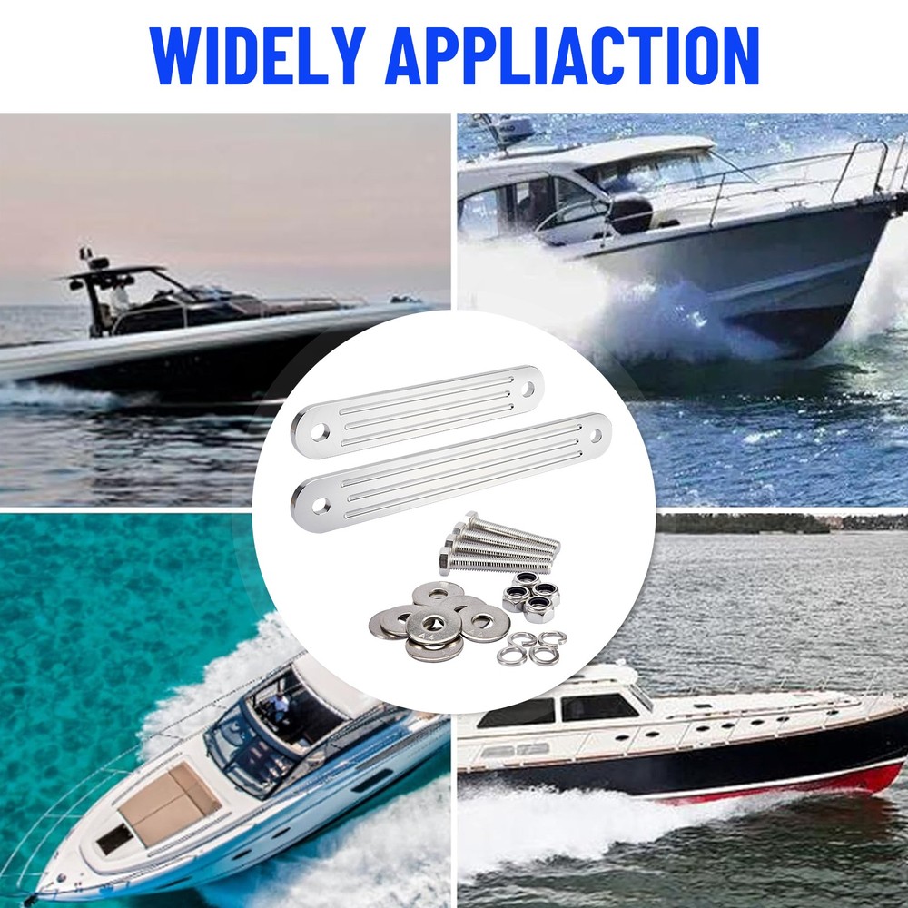 Outboard Motor Jack Plate & Support Plate & Bolt Set for Top+Lower Support Bolt