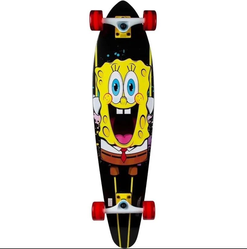 New Spongebob Stretched 36" Kryptonics Longboard Skateboard