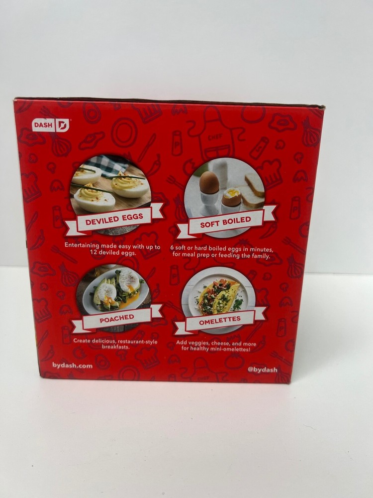 Dash Rapid Egg Cooker: 6 Egg Capacity Electric Egg Cooker for Hard Boiled Eggs