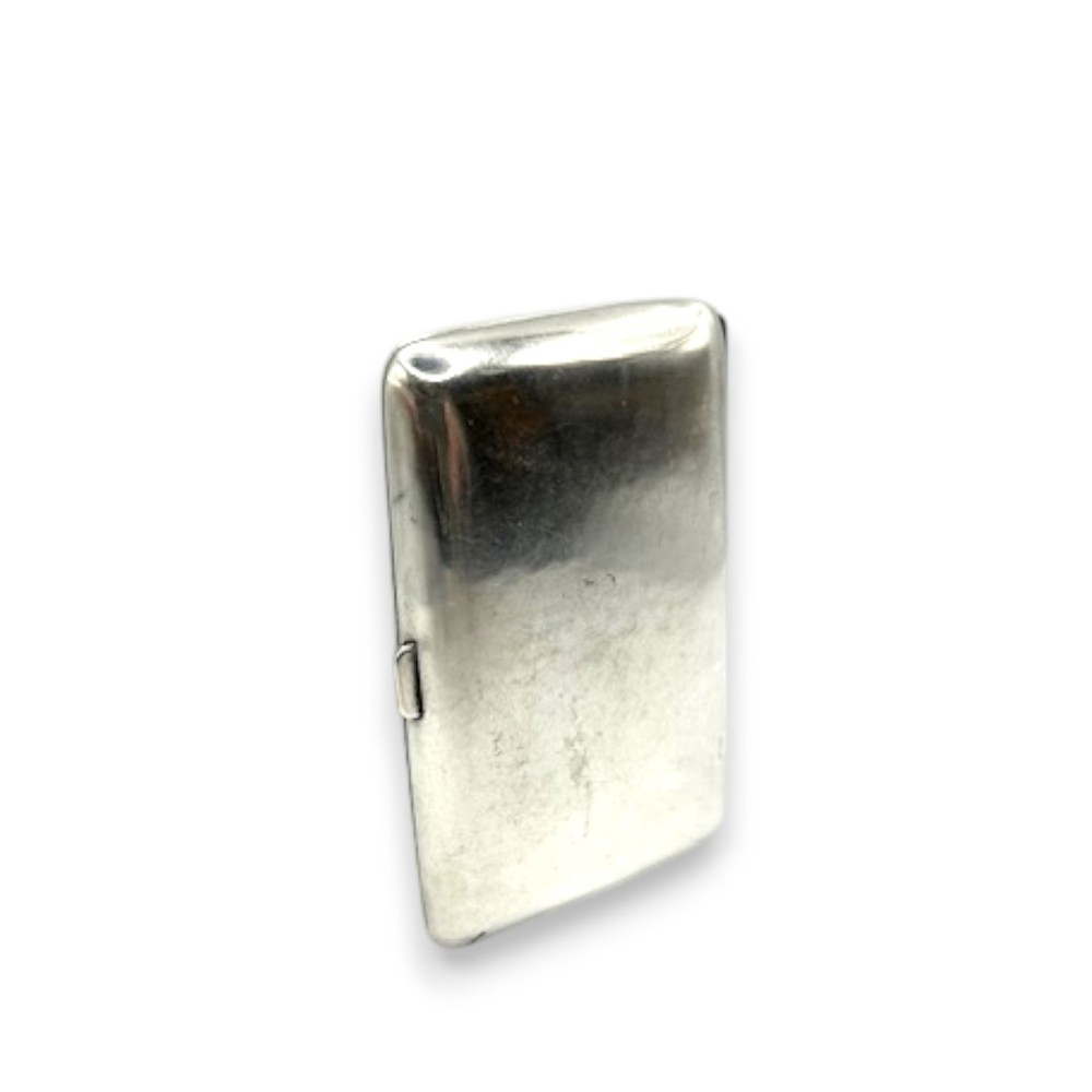Silver Cigarette Case Heimburger Hallmark Mid Century Danish Silversmith Rare