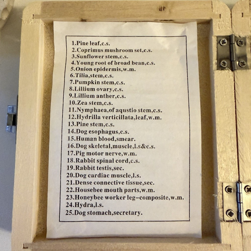 AmScope PS25 Prepared Microscope Slide Set