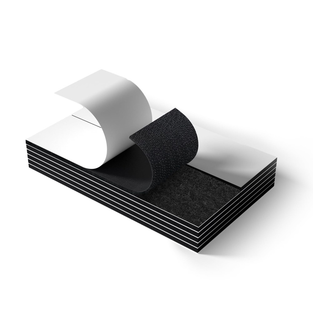 1x4 Hook & Loop Strips with Adhesive, Heavy Duty Hook and Loop Tape Sticky Back