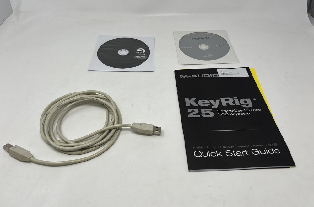 M-AUDIO KEYRIG 25 EASY TO USE 25 NOTE USB KEYBOARD Pre-owned