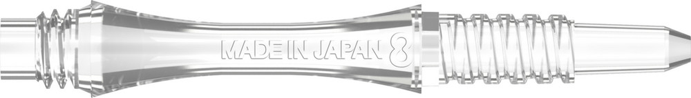 Target 8 Flight Slim Clear 19mm Fixed Shaft