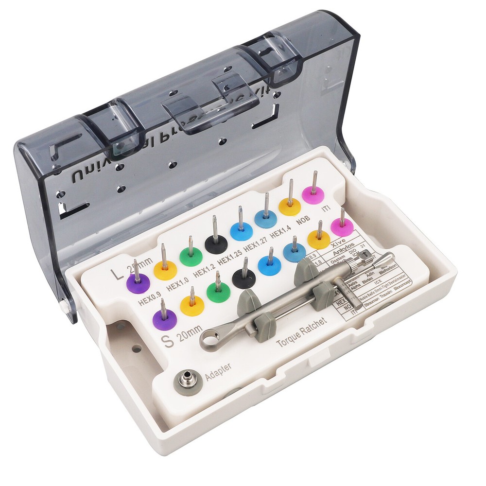 Dental Universal Instrument Prosthetic Restoration Pin Driver Tool Kit