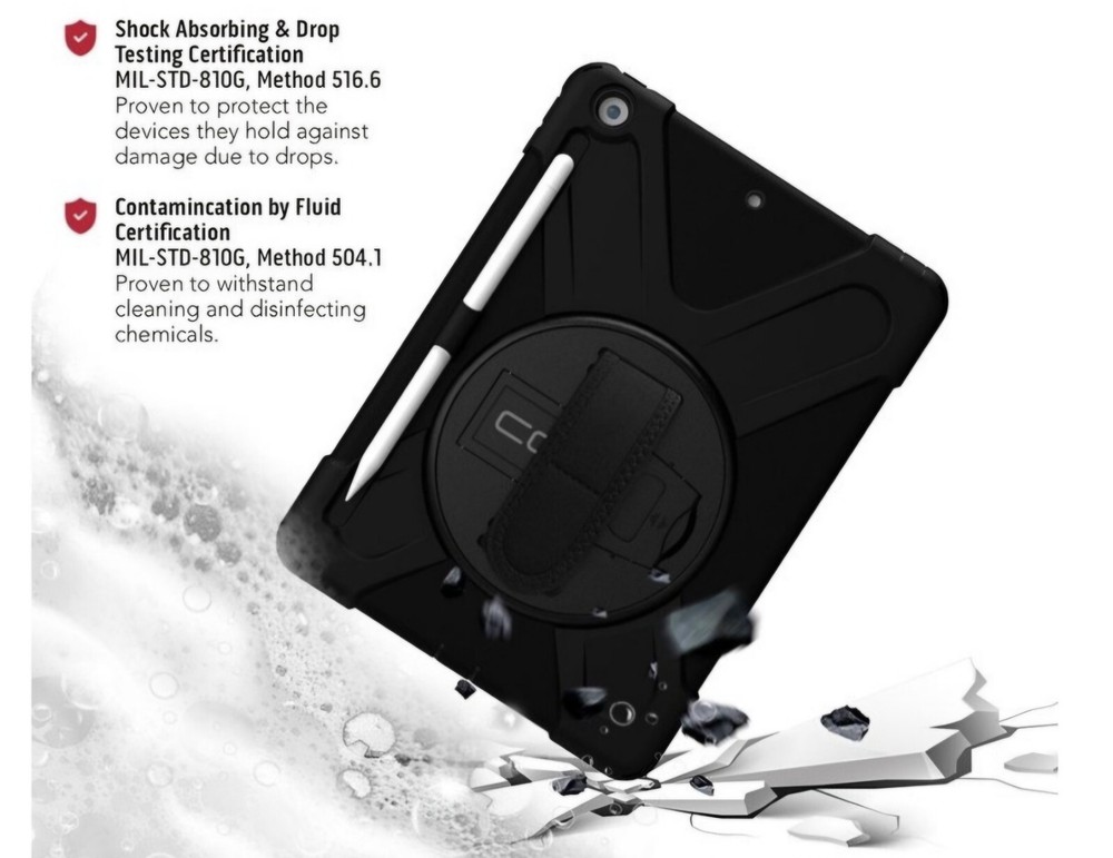 CODi Rugged Carrying Case For Apple iPad 5th & 6th Generation, 9.7 Inches