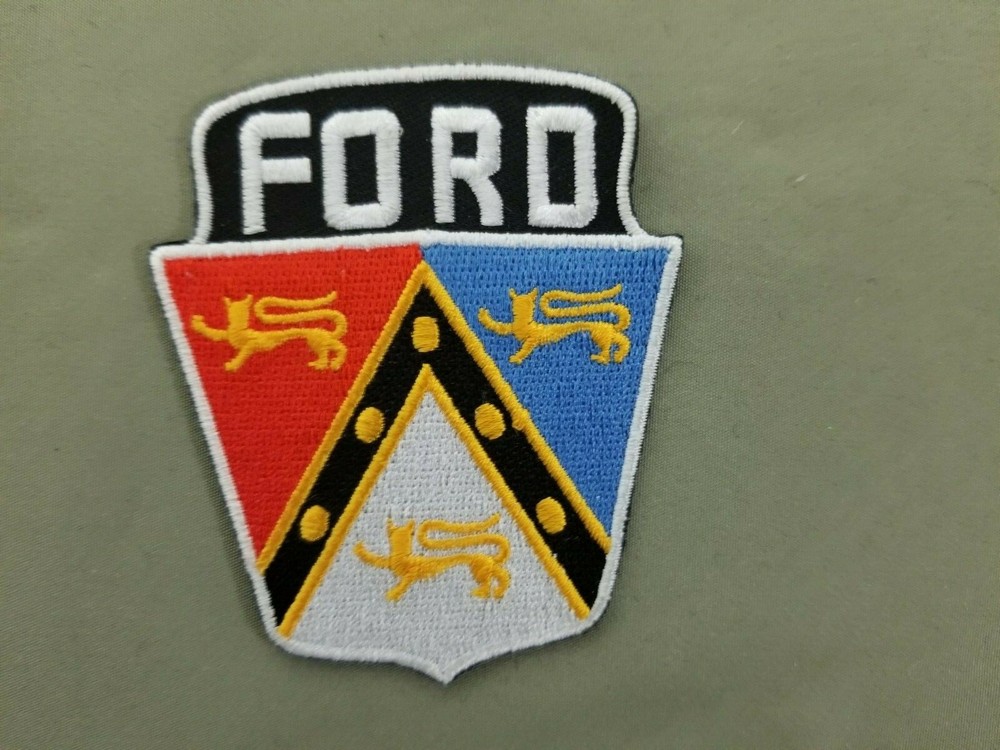 Ford Shield Embroidered Iron On Automotive Patch.