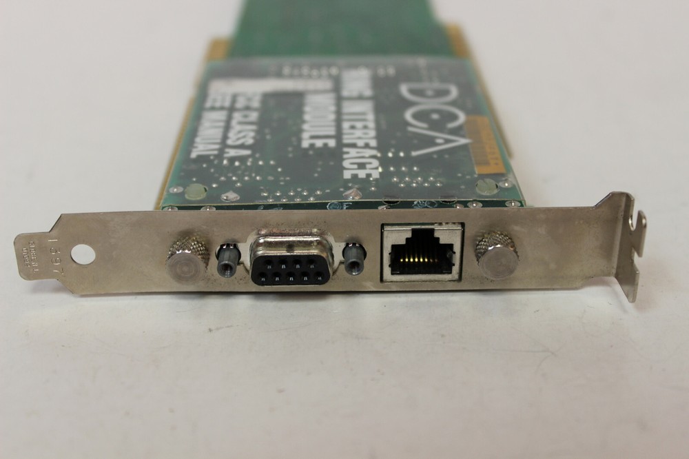 DCA 017015 IMRATRAC ISA/MCA ADAPTER RING INTERFACE MODULE 016430 SOLDER MEM