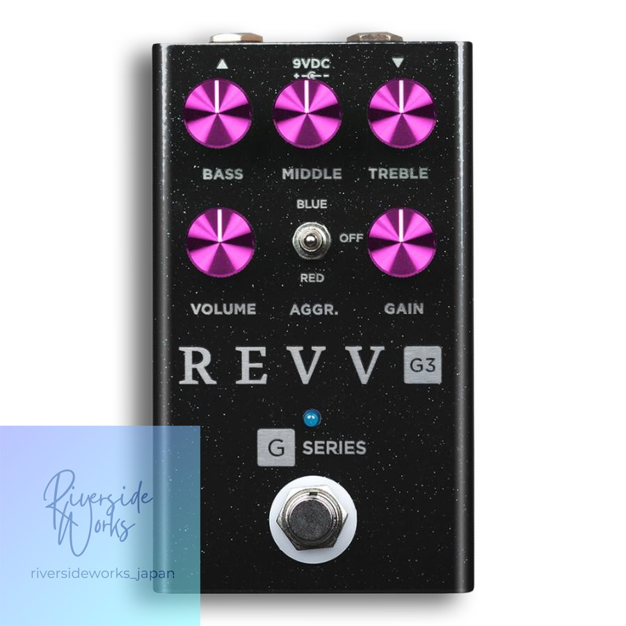 REVV G3 Black Sparkle Guitar Effect Pedal