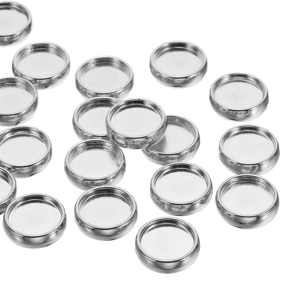 19mm Book Binding Discs 22pcs Discbound Expansion Discs Plating Round, Silver