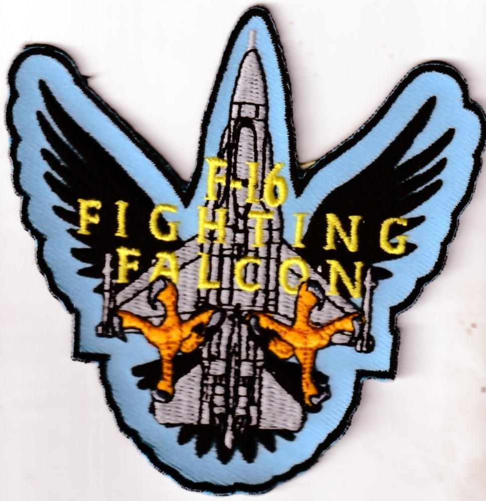 USAF air Force F-16 Fighting Falcon patch