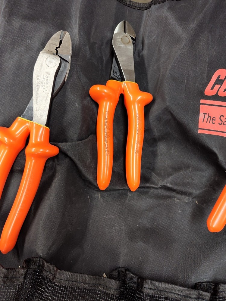 Cementex Basic Electrician's Tool Kit Set of 8 with Roll Case TR-9ELK