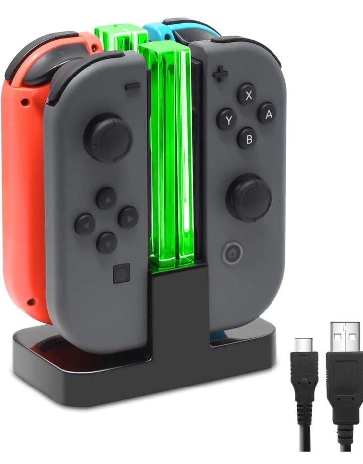Charging Dock Compatible Nintendo Switch Joy Con & OLED Model Controller
