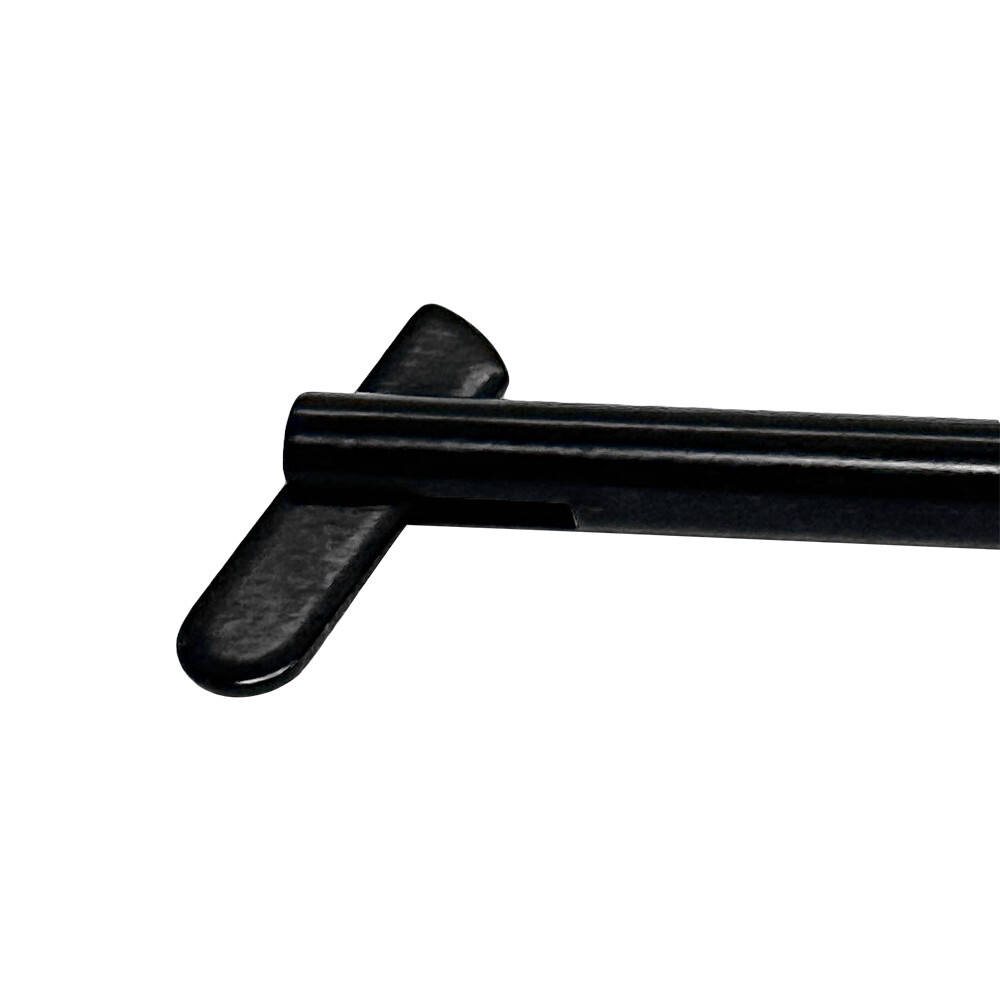SS Black Oxide 1/8" Short Length Hand Swage Drop Spin Stud for 1/8" Cable, 1 Pc