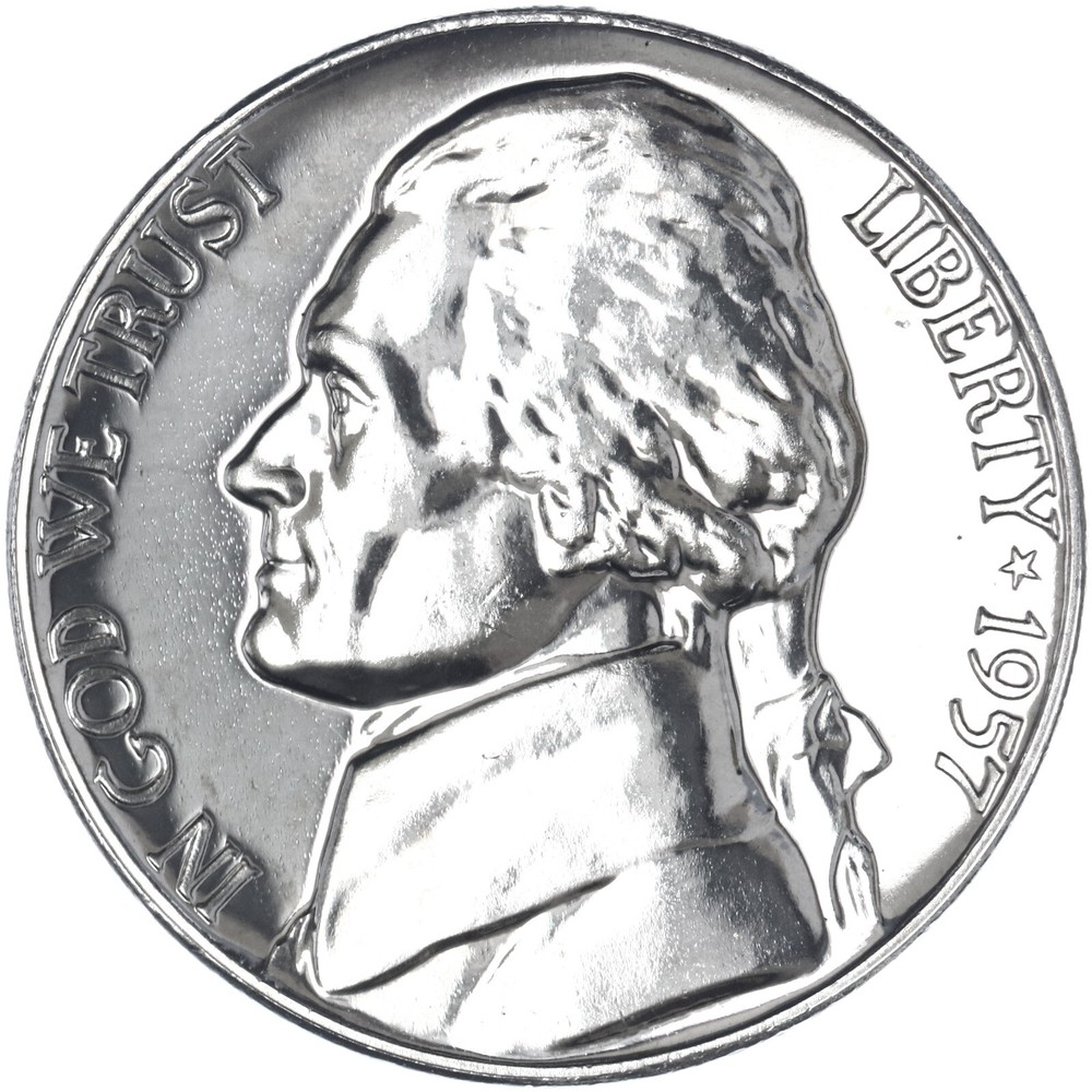 1957 (P) Jefferson Nickel Gem Proof