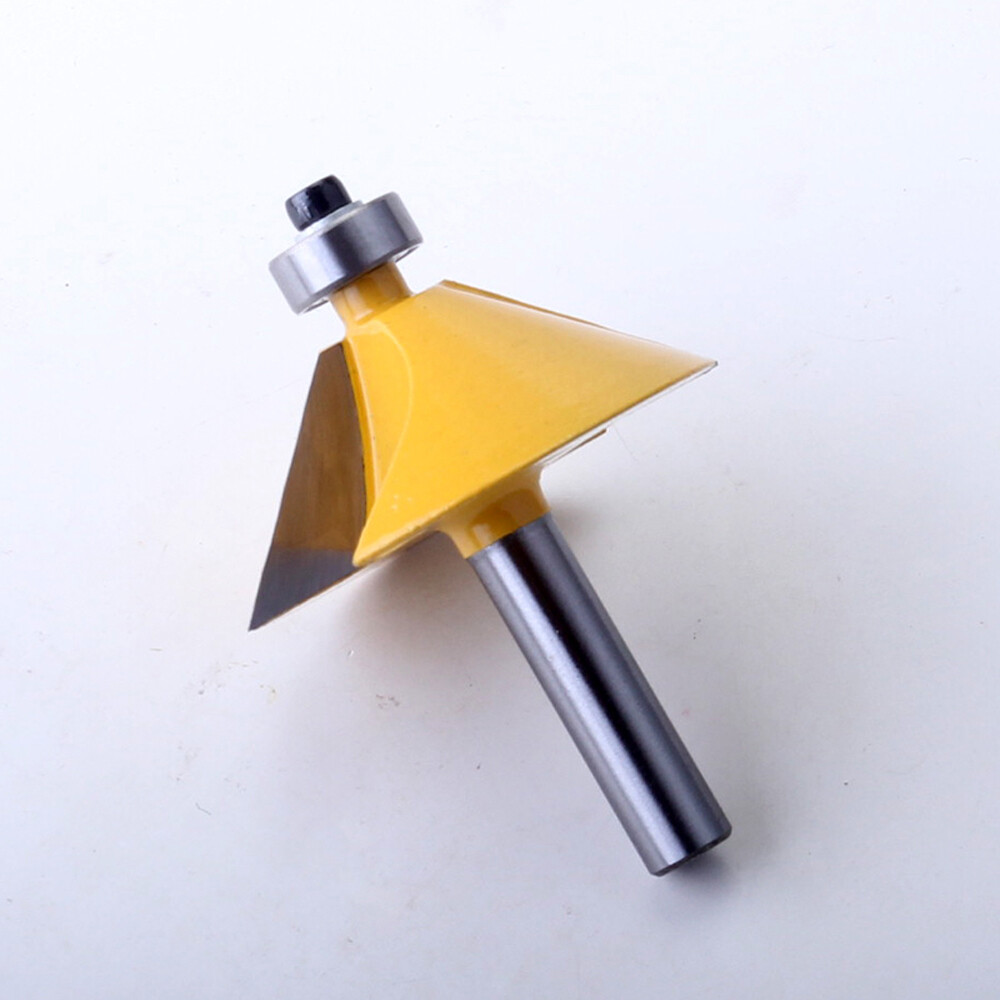 1pcs 8mm Shank 45 Degree Chamfer & Bevel Edging Router Bit