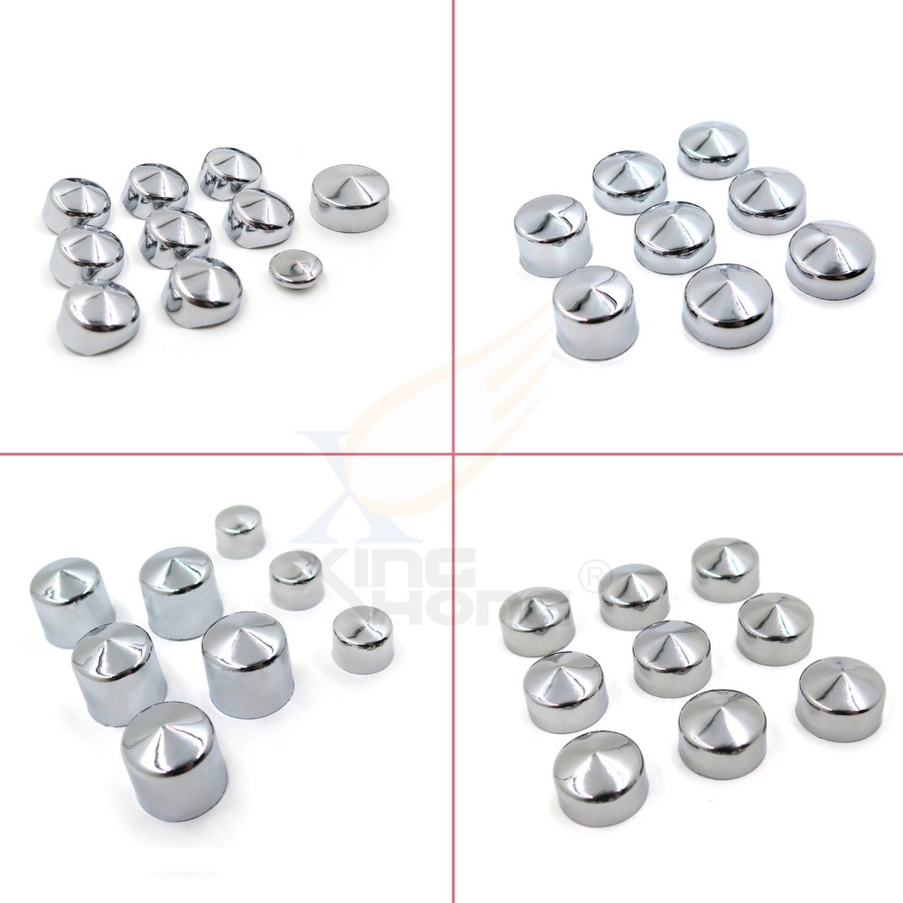 86 Pcs Chrome Engine & Misc Bolt Nuts For 1999-2005 HARLEY Dyna